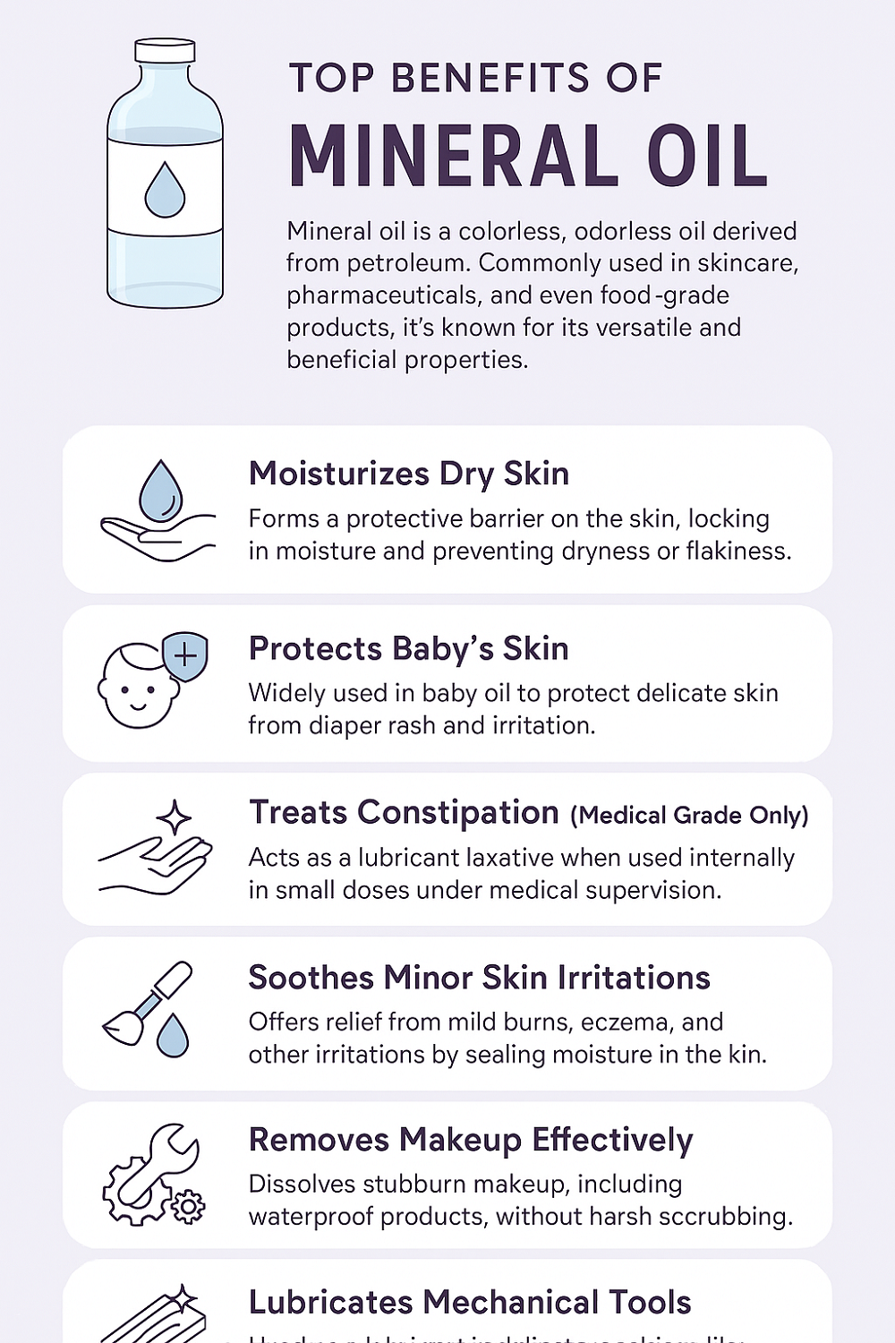 Mineral Oil benefits