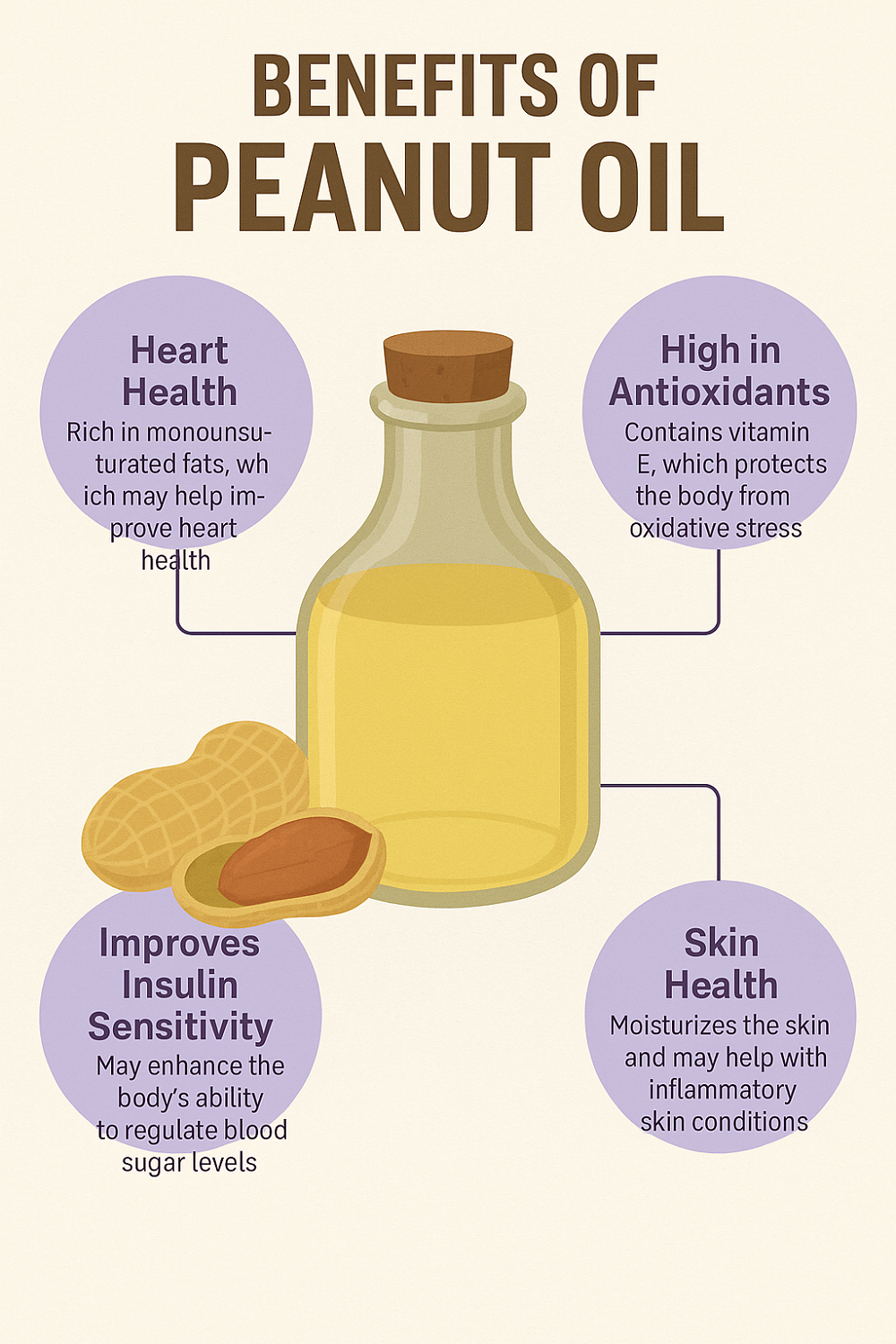 benefit Peanut Oil