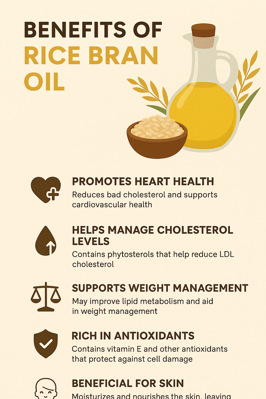 benefits Rice Bran Oil