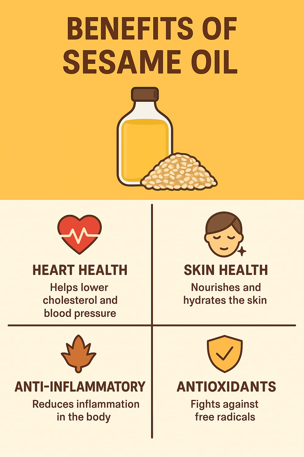 benefits Sesame Oil