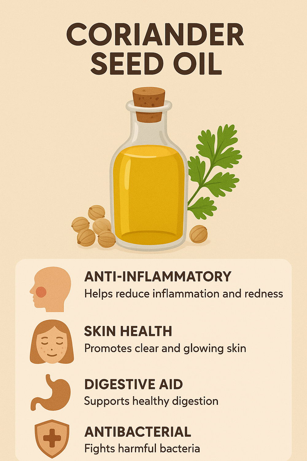 coriander seed oil benifits